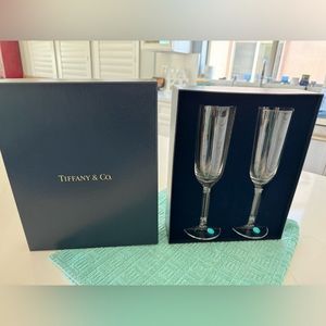 Vintage Champagne flutes